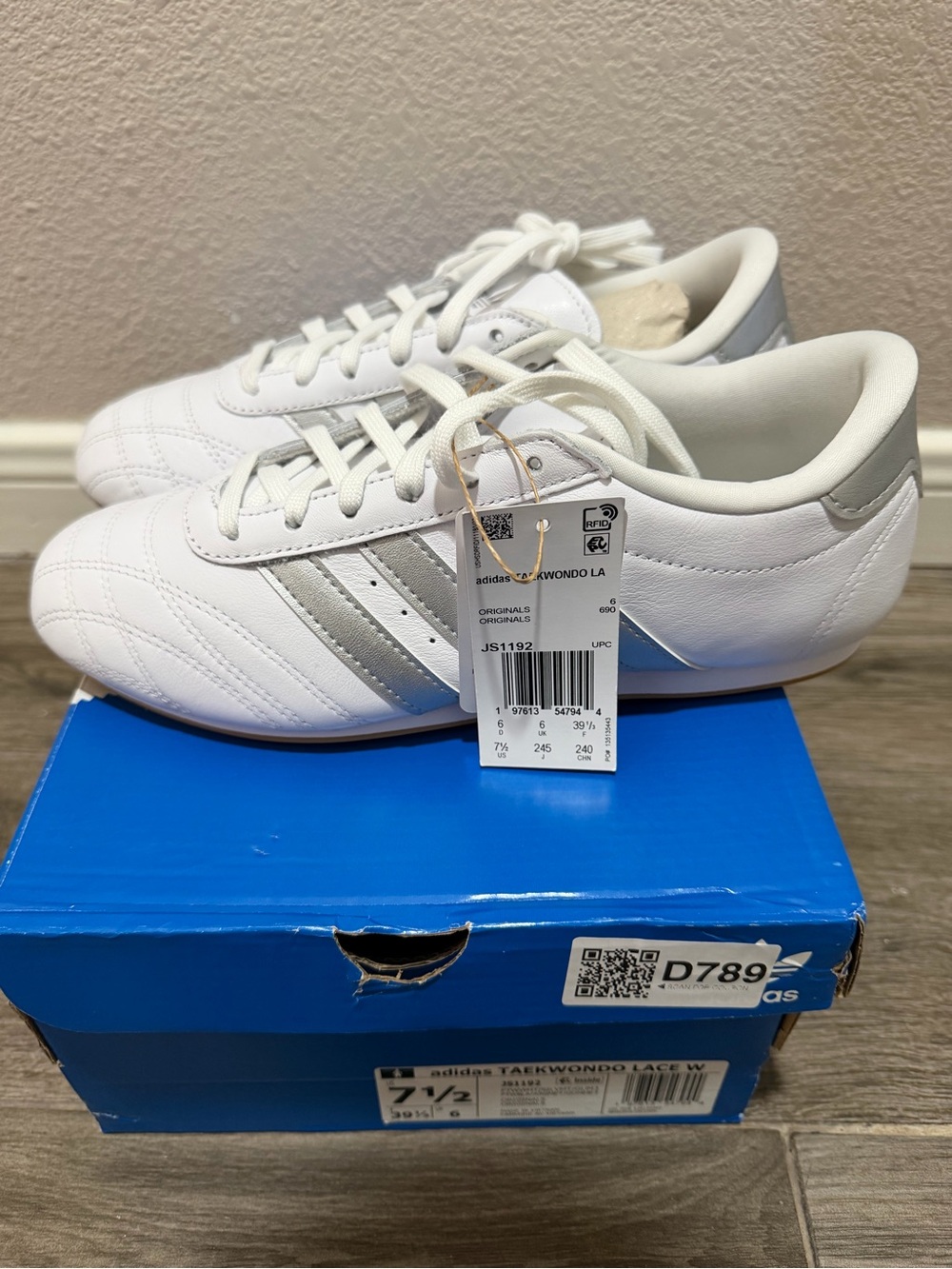 adidas Women White Taekwondo Lace Shoes